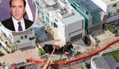 Nicolas Cage’s $10.5M Malibu home still on edge of massive sinkhole
