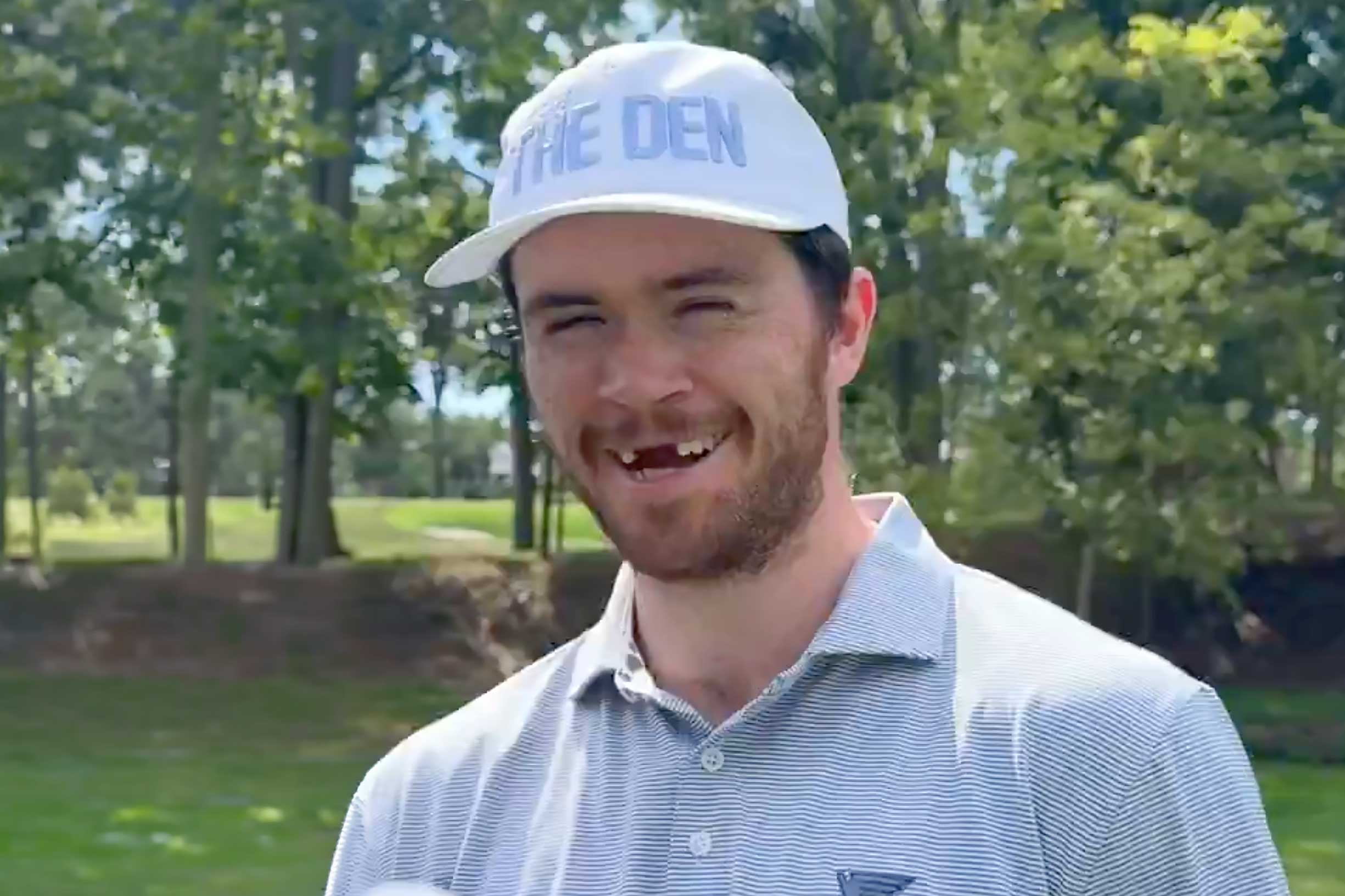 Connor McMichael gap-toothed smile