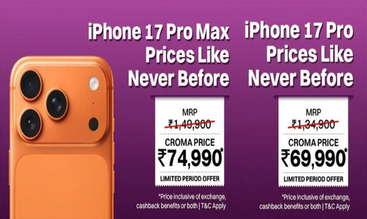 Croma Announces Pre Bookings For Iphone 18 Pro Lineup Alongside Exclusive Offers On Iphone 17 Pro Models