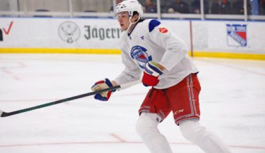 Matt Rempe desperate to not let this Rangers chance pass him by