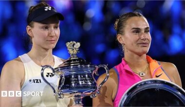 Aryna Sabalenka clenches her fist after beating Jessica Pegula in the 2026 US Open semi-finals