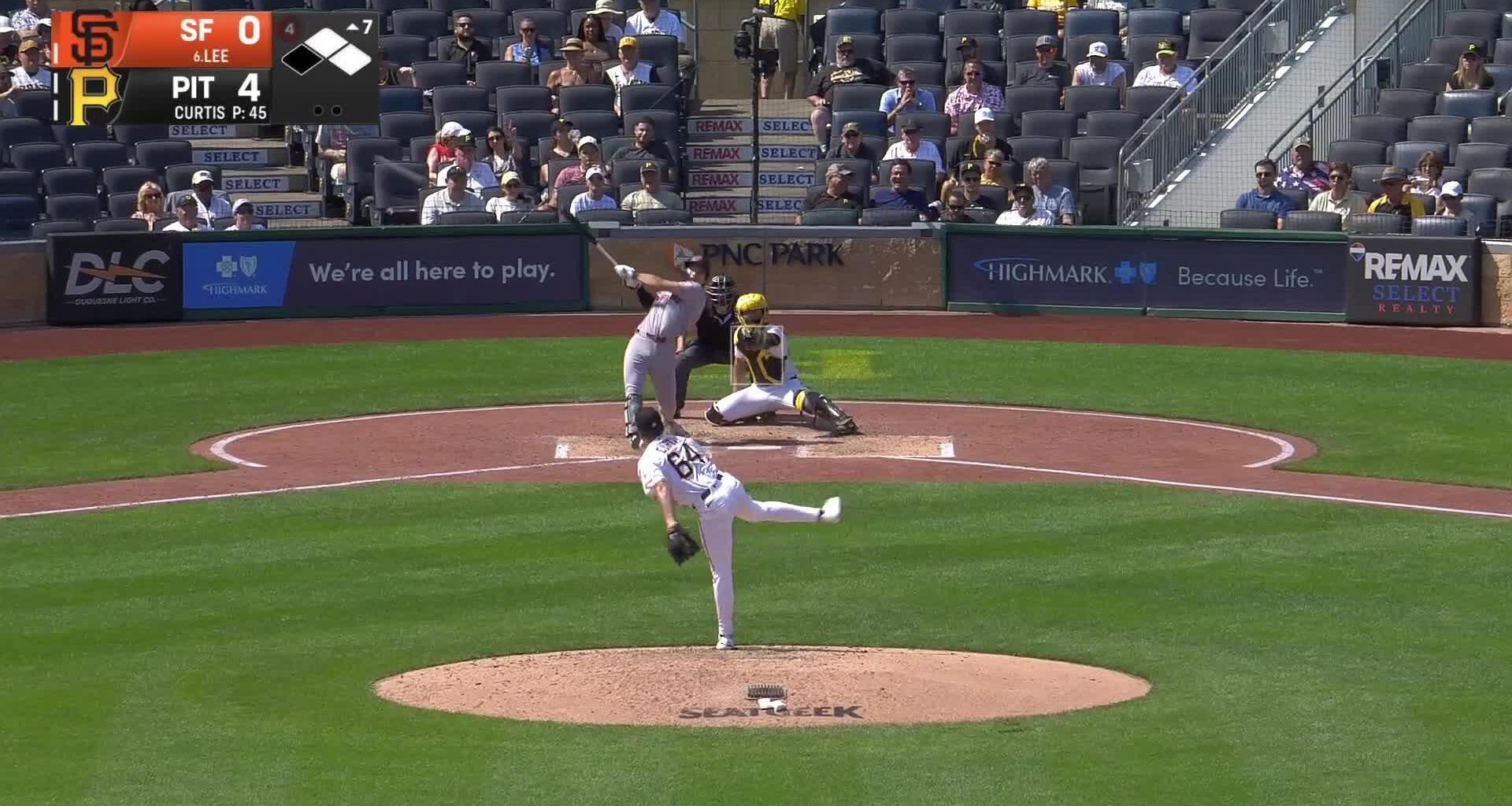 Pirates use six relievers to two-hit the Giants in a 5-2 victory