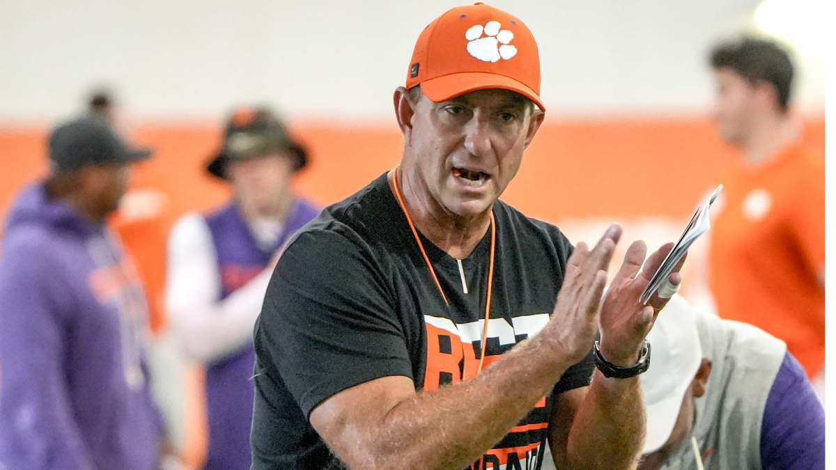 Clemson's Dabo Swinney blasts NFL players returning to college ahead of LSU game in Week 1