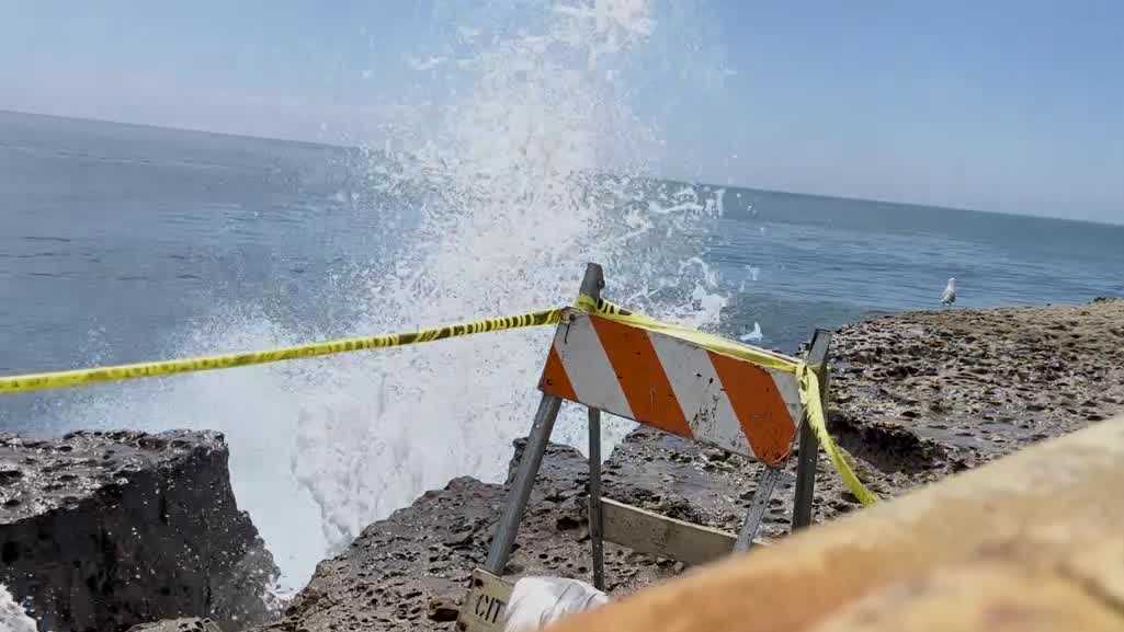 Another cliff collapse at Steamer Lane raises erosion concerns