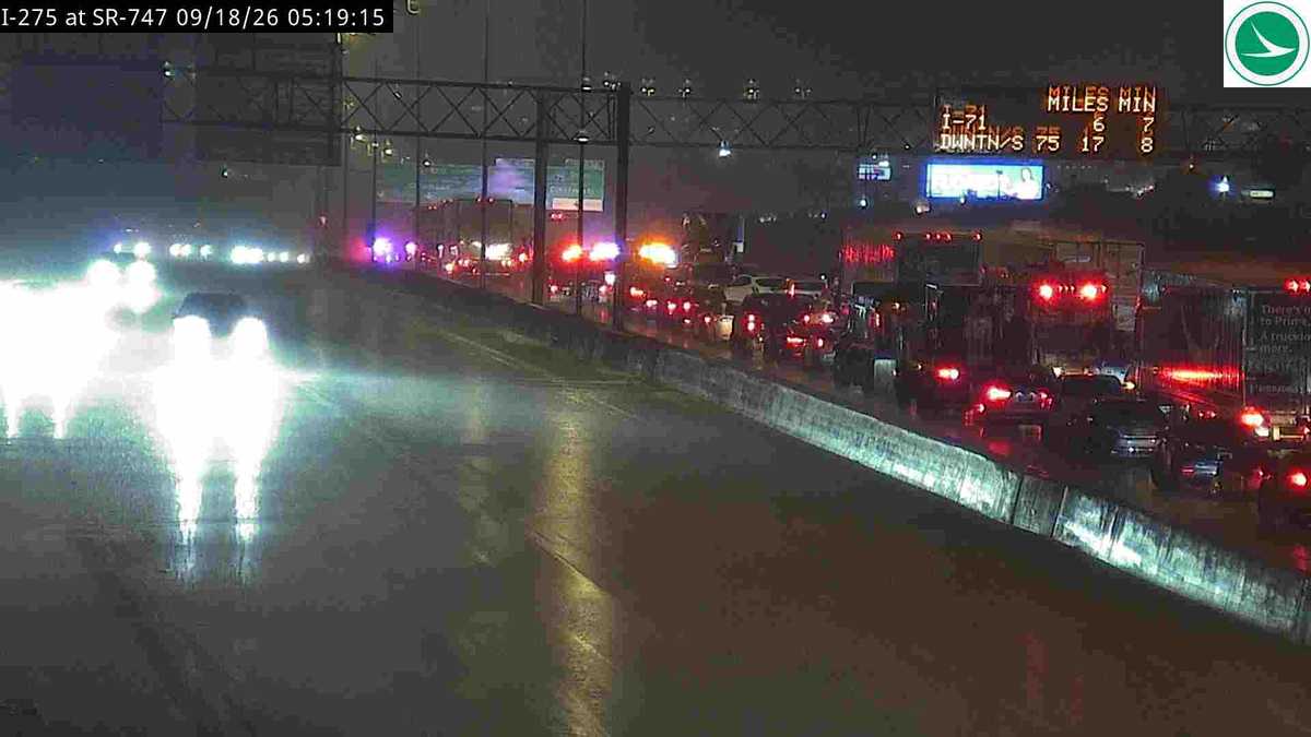 Police: Construction worker dies after being hit by vehicle on I-275 eastbound in Springdale