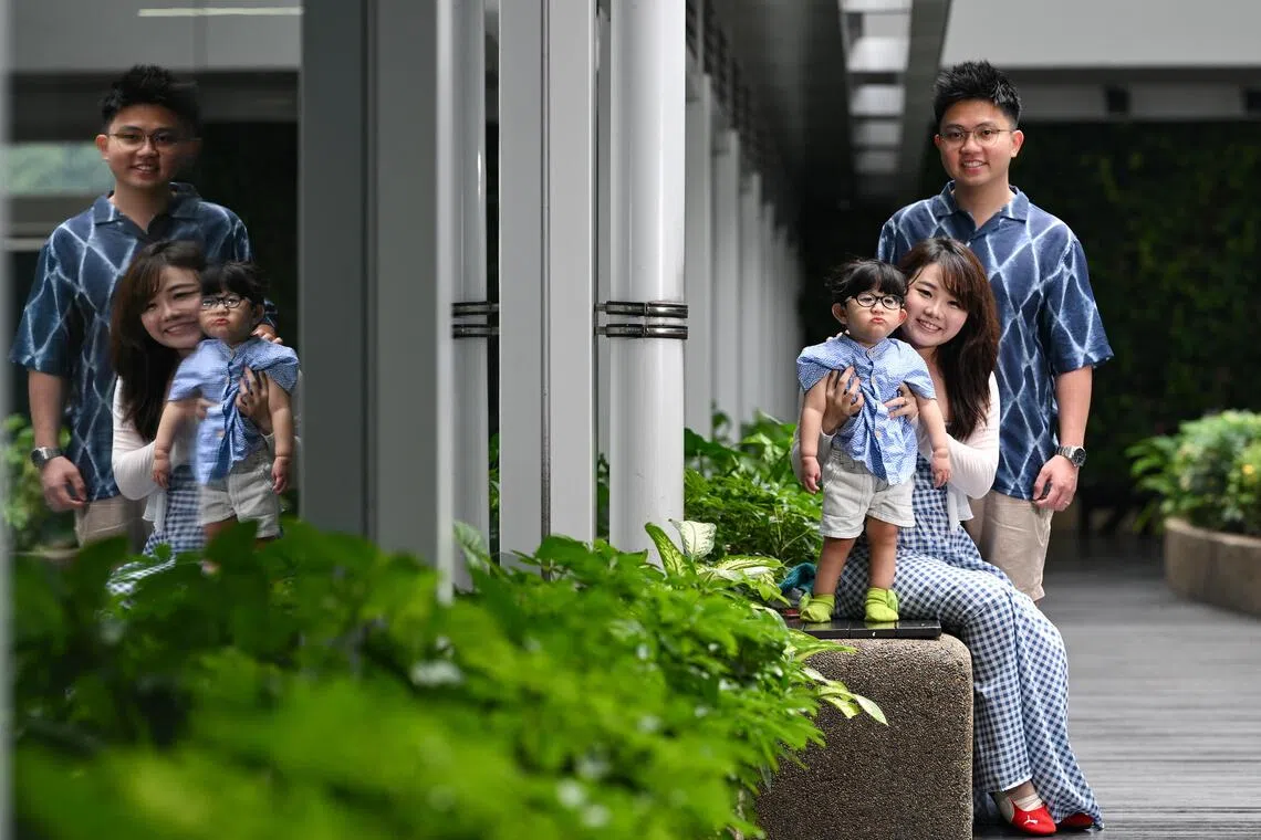 Teyden Hamilton Ho, who has Zhu-Tokita-Takenouchi-Kim syndrome, with his father, Ho Jun Han, and mother, Tizane Woo.