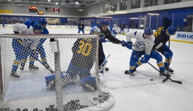 Observations from Day 1 of Blues training camp
