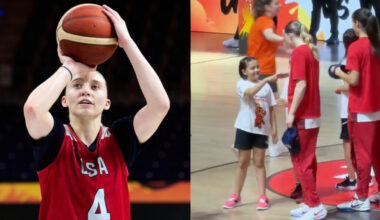 Paige Bueckers improvises adorable handshake with young fan at World Cup