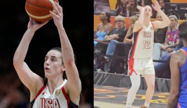 Caitlin Clark finds hilarious solution after Angel Reese leaves her waiting for the ball