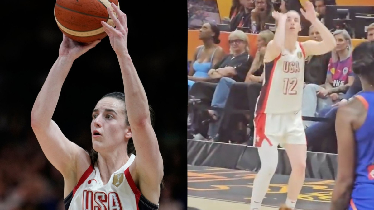 Caitlin Clark finds hilarious solution after Angel Reese leaves her waiting for the ball