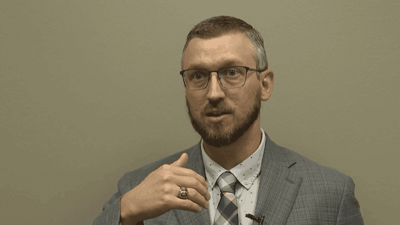 Brody Powell is approaching the issue from both professional and personal experience (KTXS/Briannagh Dennehy).