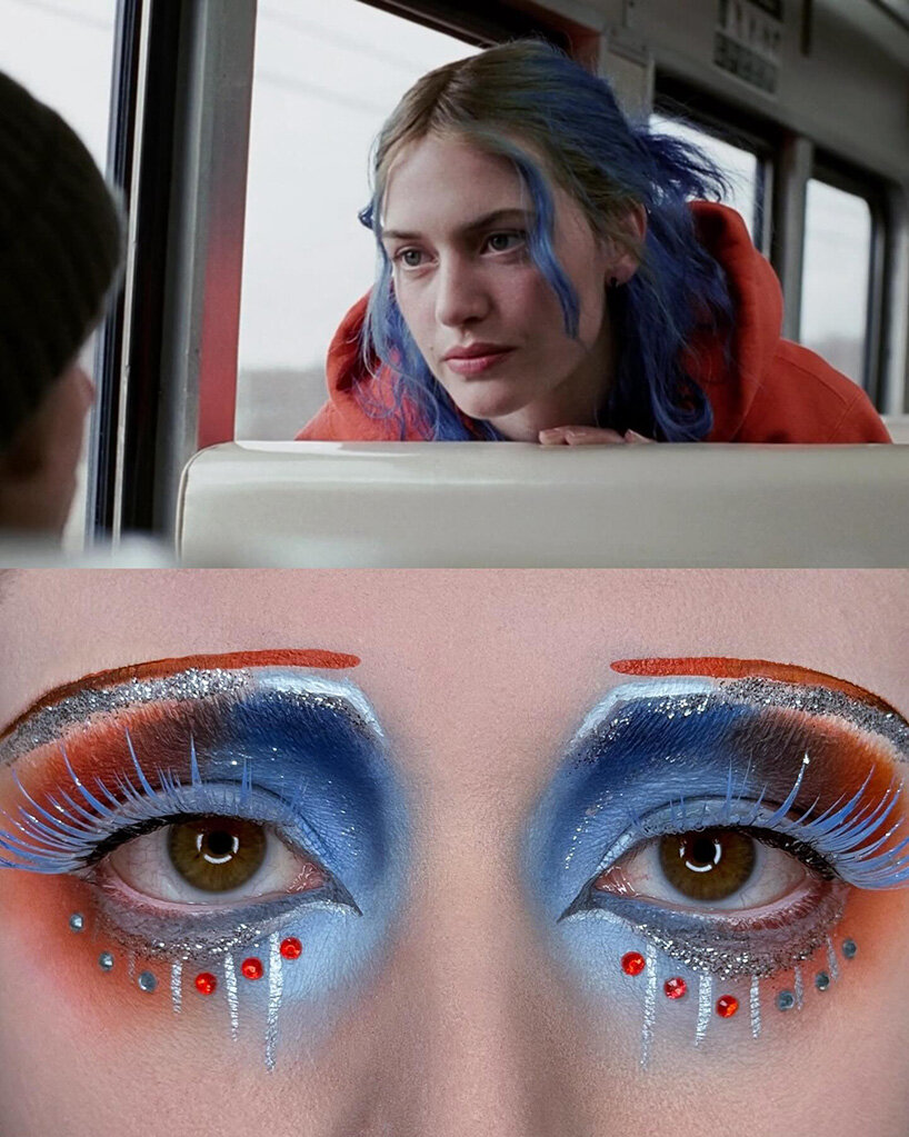 film stills leave the screen and become elaborate makeup compositions - 2