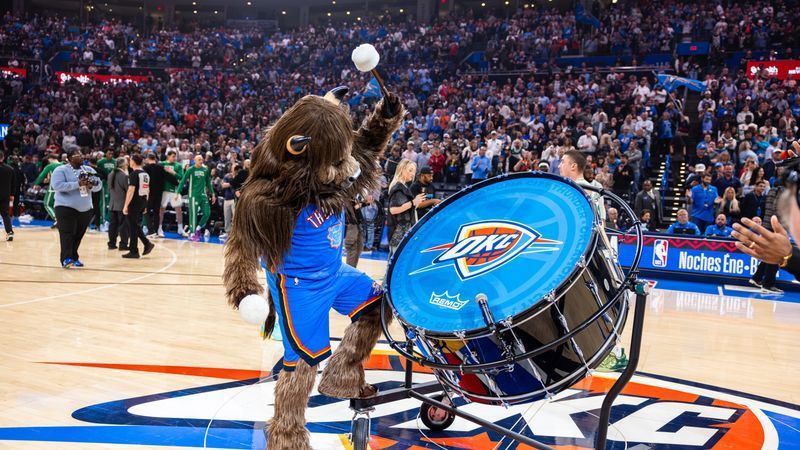 USA Today nominates OKC Thunder’s Rumble the Bison for Best NBA mascot (Photo: Oklahoma City Thunder)