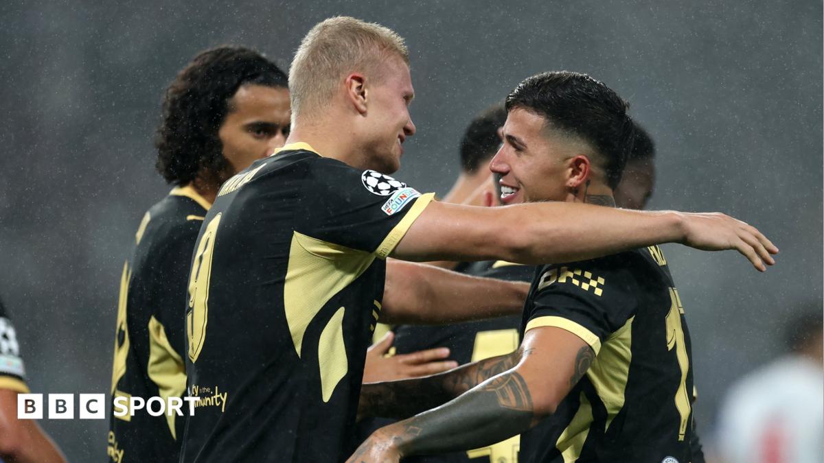 Champions League: Aston Villa hold on to beat Club Brugge before Man City visit Porto - BBC