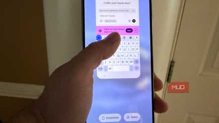 swiping away apps on android