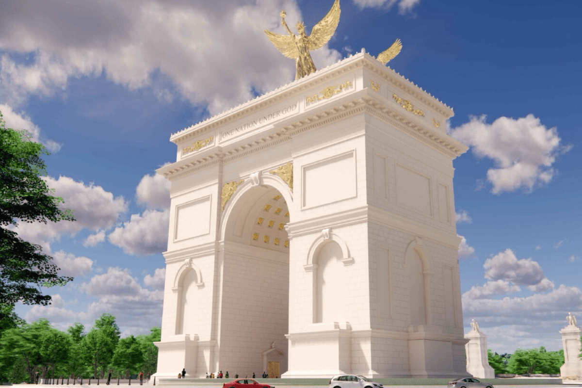Trump Adds Drones and Snipers to Washington Arch Plan