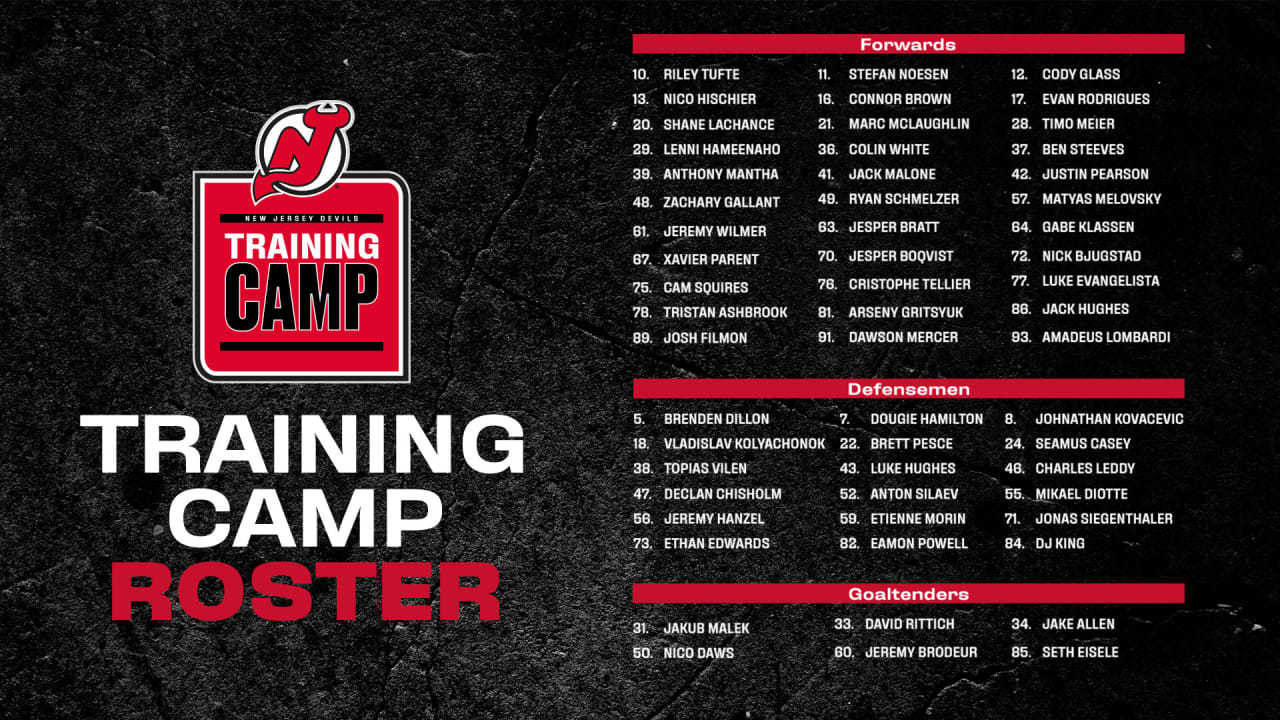 Devils Announce 2026 Training Camp Roster | RELEASE