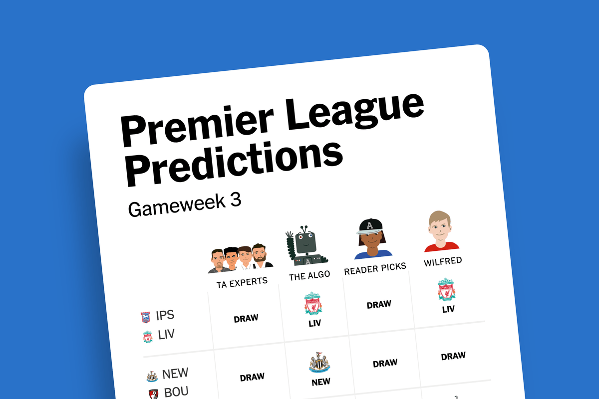 Premier League predictions: Arsenal vs Chelsea, Everton vs Manchester United and the rest of GW3