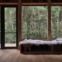 © Sergio Araneda Maiz Gaviota House / SAA Arquitectura + Territorio - Interior Photography, Bedroom, Wood, Glass