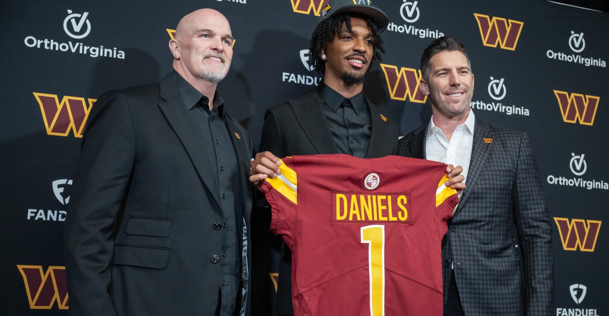 Commanders GM Adam Peters provides Jayden Daniels injury update