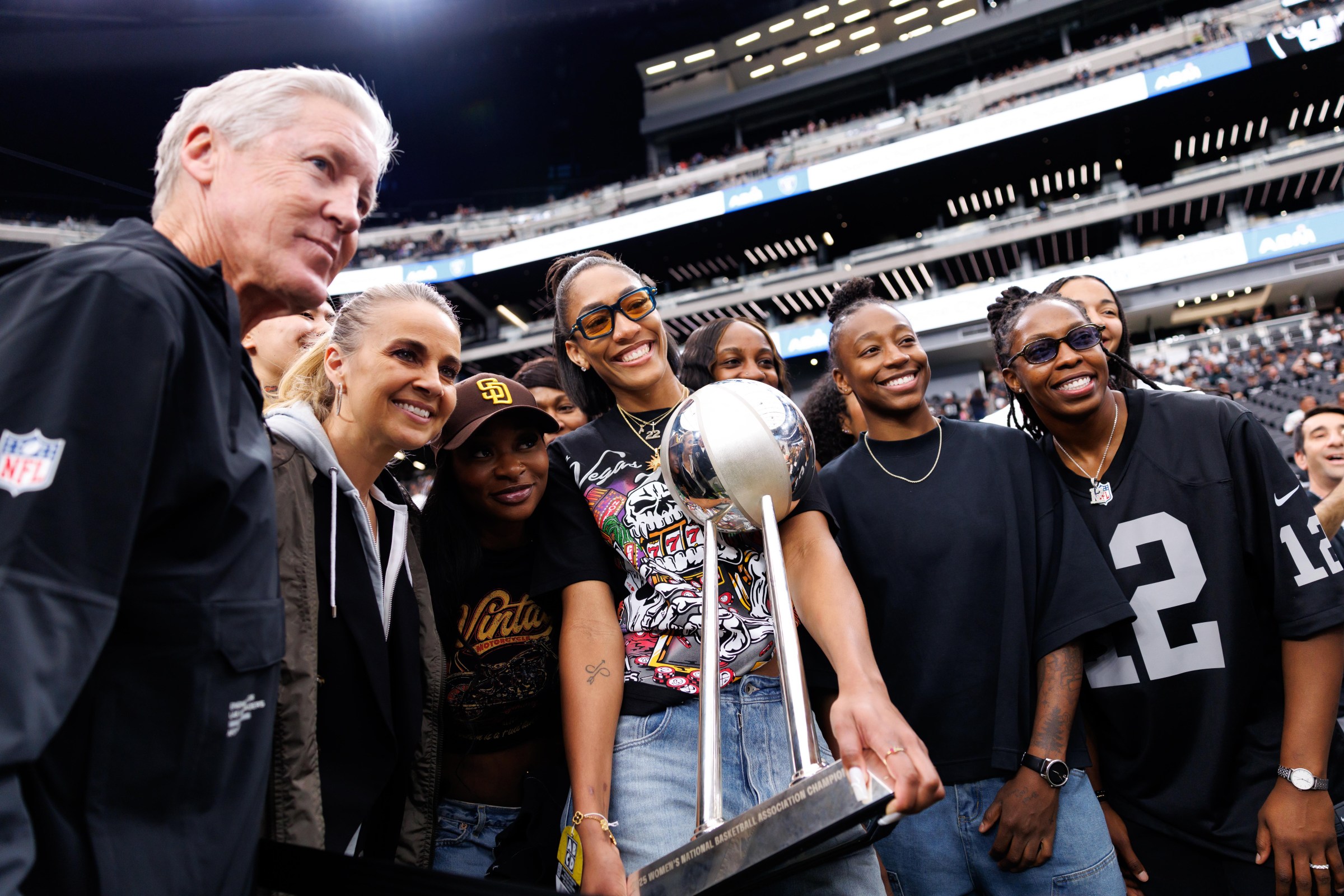 With the pressure removed, can the Aces win their fourth championship to tie the WNBA record for a franchise? (Photo by Brooke Sutton)