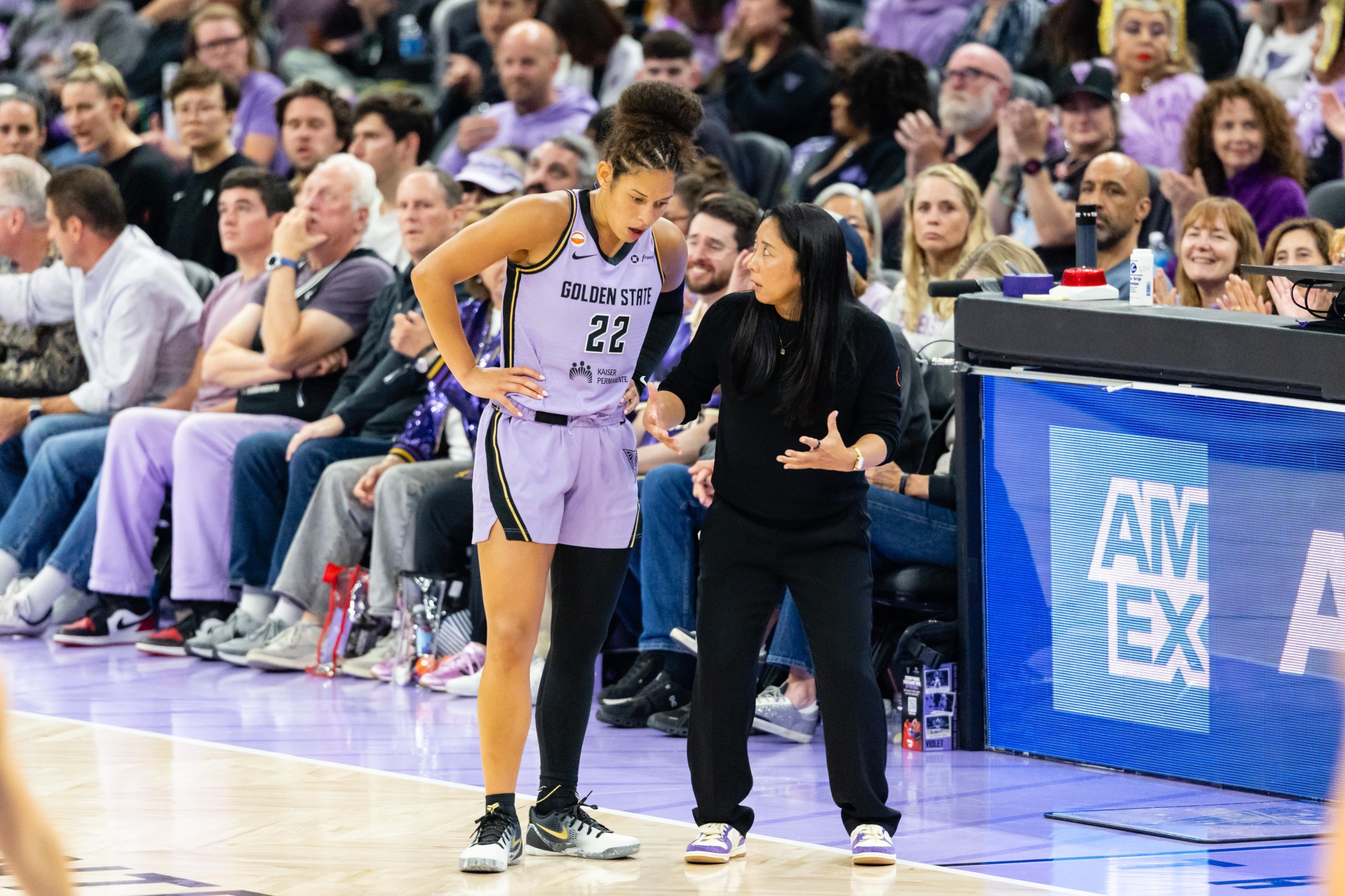 Natalie Nakase and Veronica Burton enjoyed immediate success as a head coach-point guard tandem in the Bay Area. (Photo by Matthew Huang)