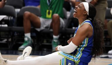 Dallas Wings guard Arike Ogunbowale has reinvented herself as a player
