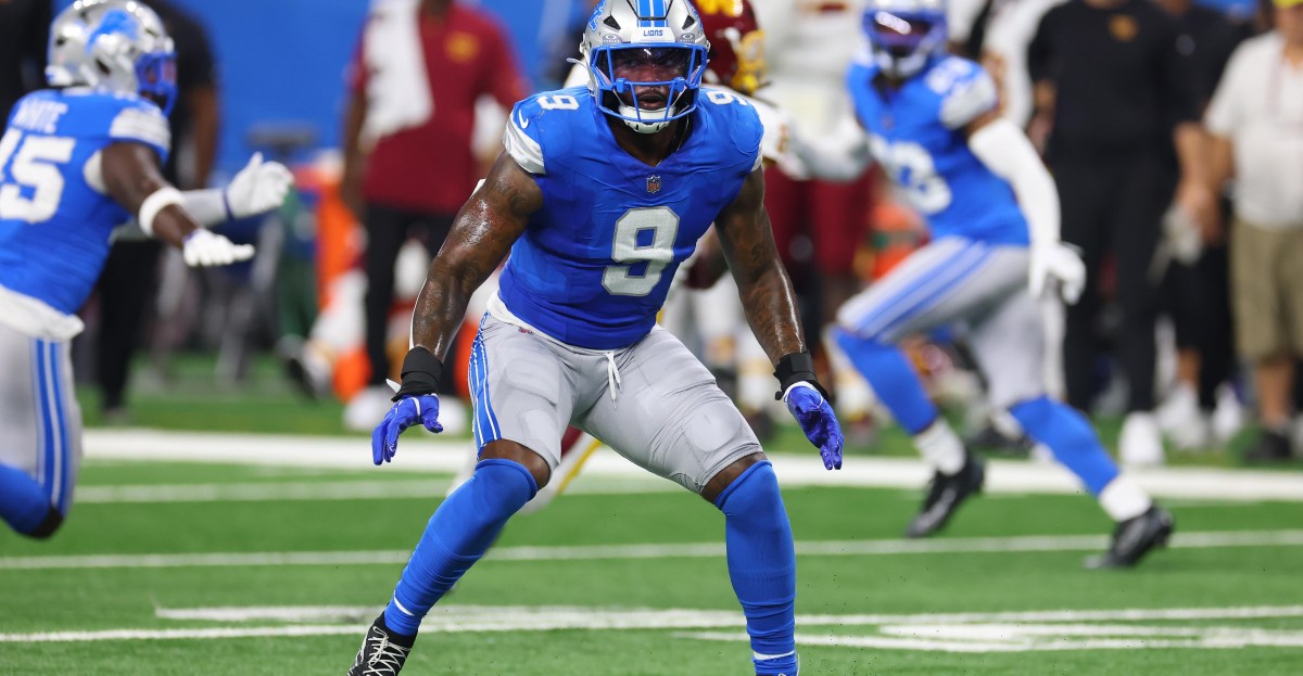 Detroit Lions rookie Derrick Moore among 6 jersey number changes