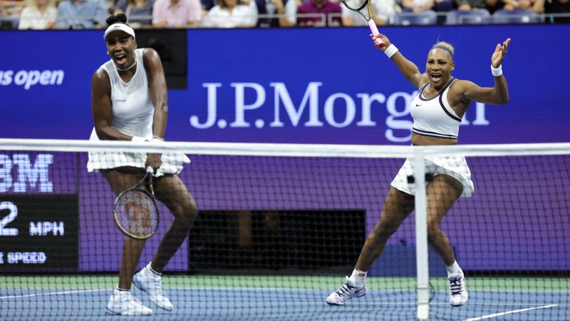 Serena and Venus Williams lose in a match tiebreaker in their return to the US Open