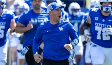 Kentucky's Will Stein wants fans to 'sneak a flask' into game vs. No. 12 Alabama