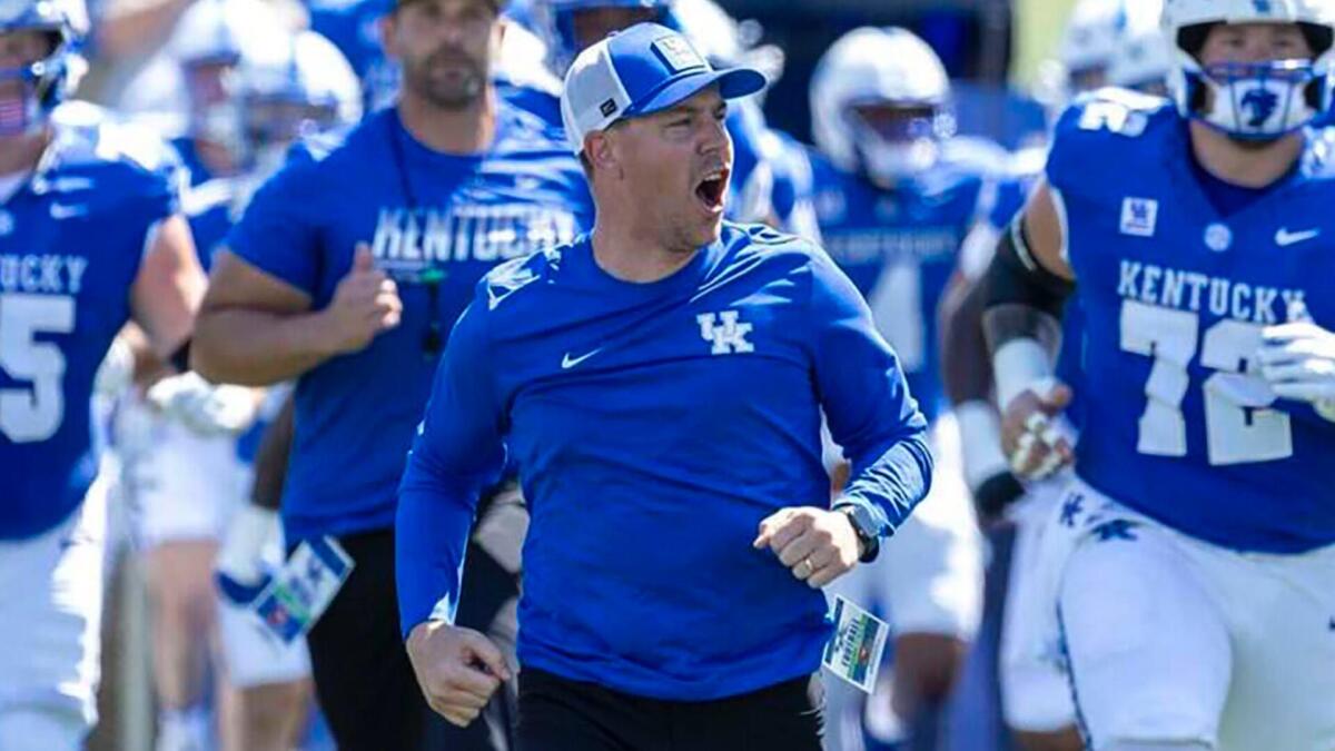 Kentucky's Will Stein wants fans to 'sneak a flask' into game vs. No. 12 Alabama