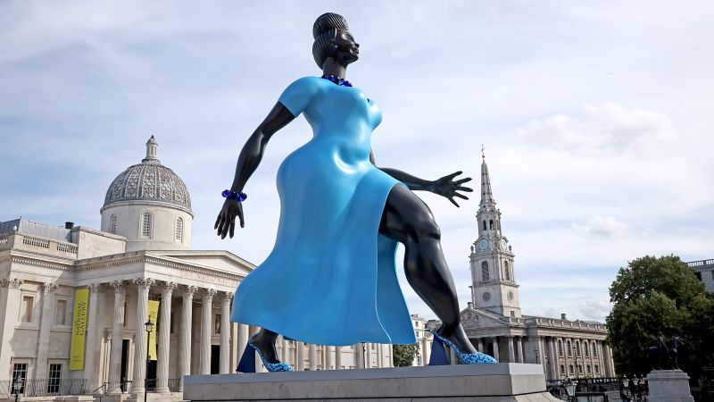 London’s latest Fourth Plinth sculpture is a woman going places