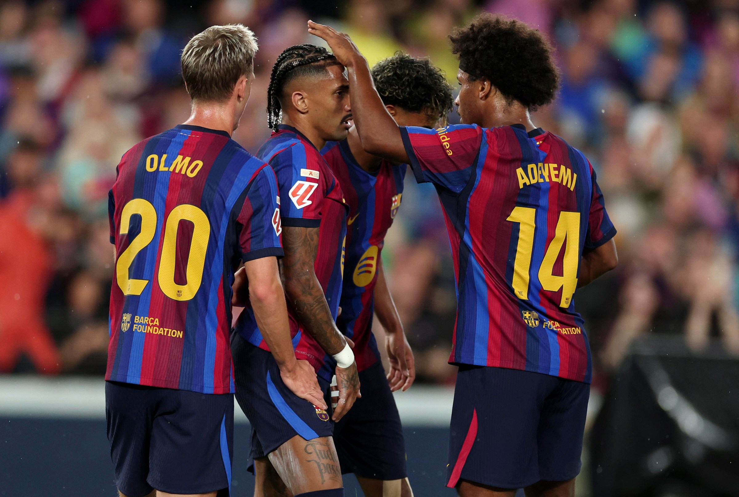 FC Barcelona v Racing Santander - LaLiga EA Sports