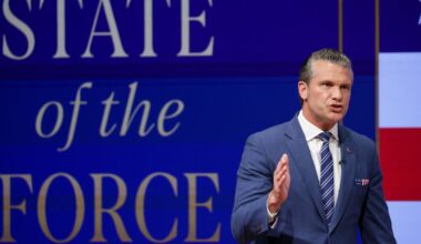 Hegseth cutting generals and admirals by 20%, including top officers who "clung to the woke department"