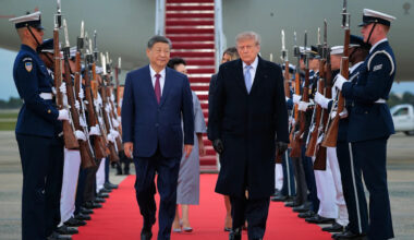 Stock market today: Dow, S&P 500, Nasdaq slide as bond sell-off troubles markets, China's Xi Jinping lands in US