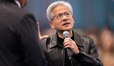 Nvidia CEO Jensen Huang was everywhere in Q3. The AI giant's stock proves it.
