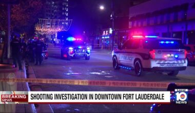 1 man injured in shooting after police break up fight in Fort Lauderdale
