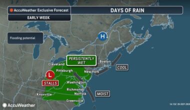 Upcoming nor'easter threatens flooding, gusty winds and beach erosion in mid-Atlantic