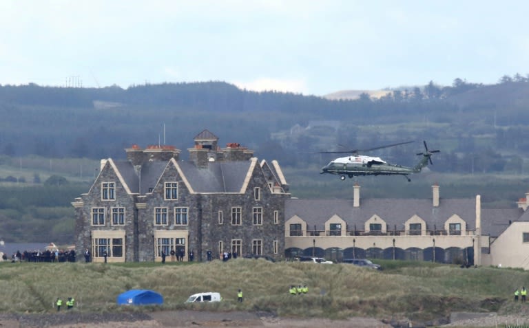 Appreciation, anger await as Trump heads to Irish golf resort