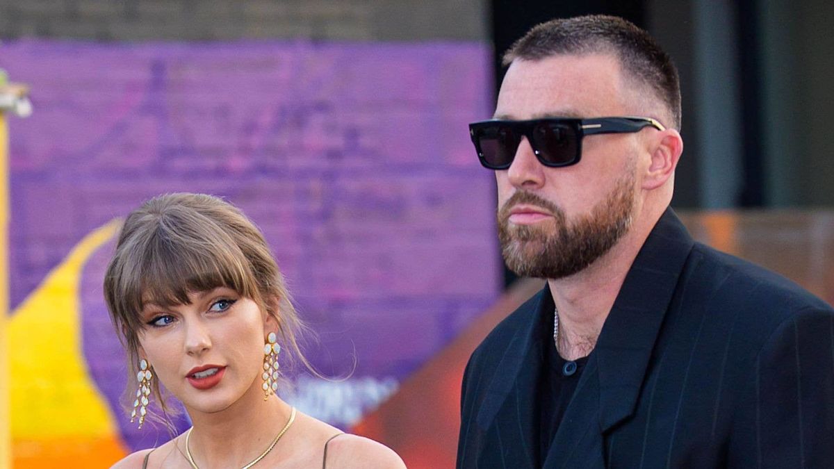 Taylor Swift looks radiant in flowing gold dress for romantic date night with husband Travis Kelce
