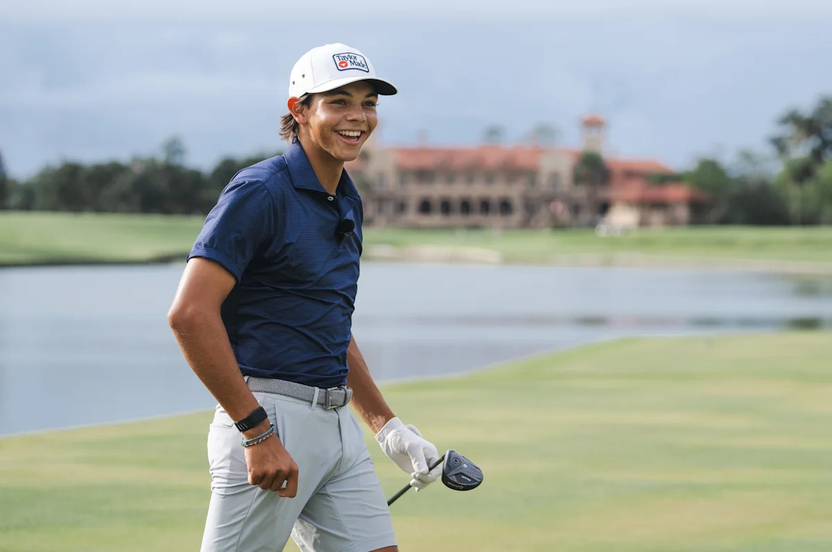 Charlie Woods has a frustrating final round in Junior Players Championship - Yahoo Sports