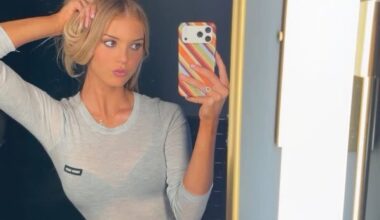 Landry Kiffin steals show in yellow Prada dress for LSU-Ole Miss game