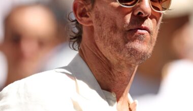 Matthew McConaughey Criticized For His Public Behavior At The U.S. Open