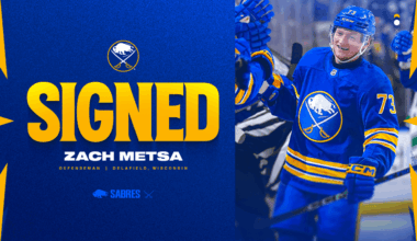 Sabres sign Metsa to 1-year contract extension