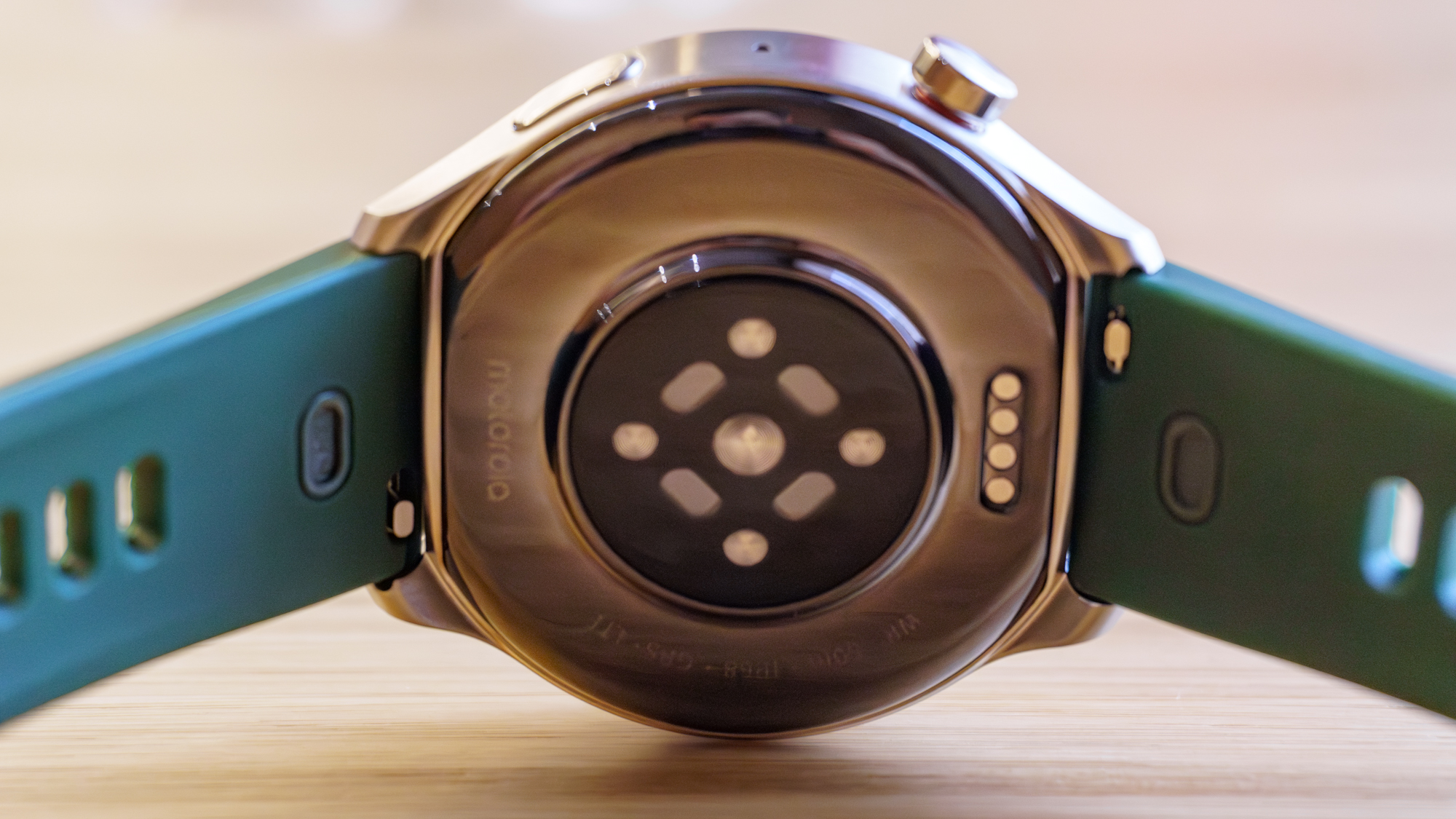 Close-up of the new Moto Watch Ultra LTE smartwatch at IFA 2026 in Berin