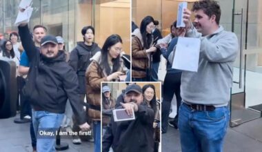 Australia iPhone 18 launch descends into chaos as line-cutter claims he's first in world to buy device
