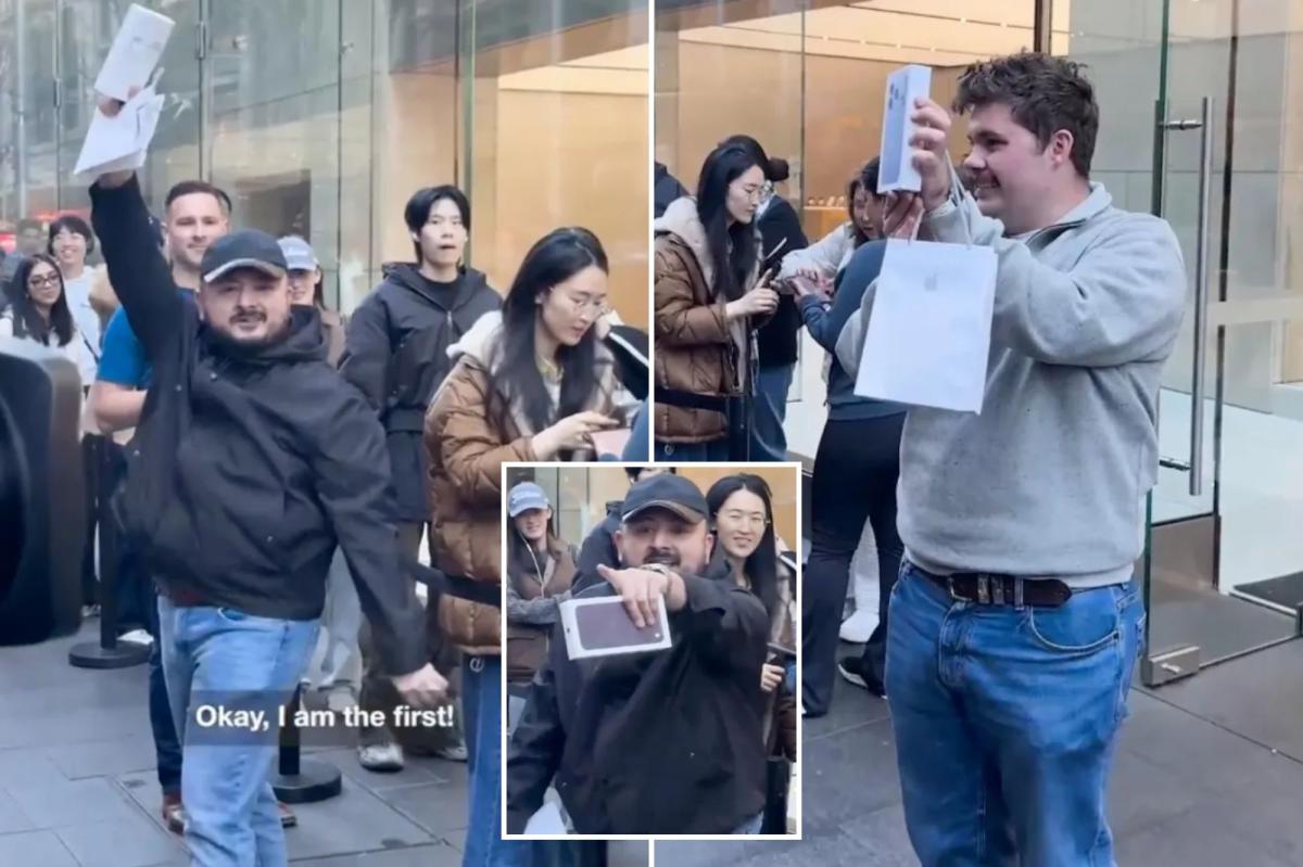 Australia iPhone 18 launch descends into chaos as line-cutter claims he's first in world to buy device