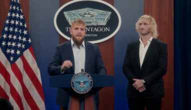 Jake & Logan Paul Address The Troops At The Pentagon