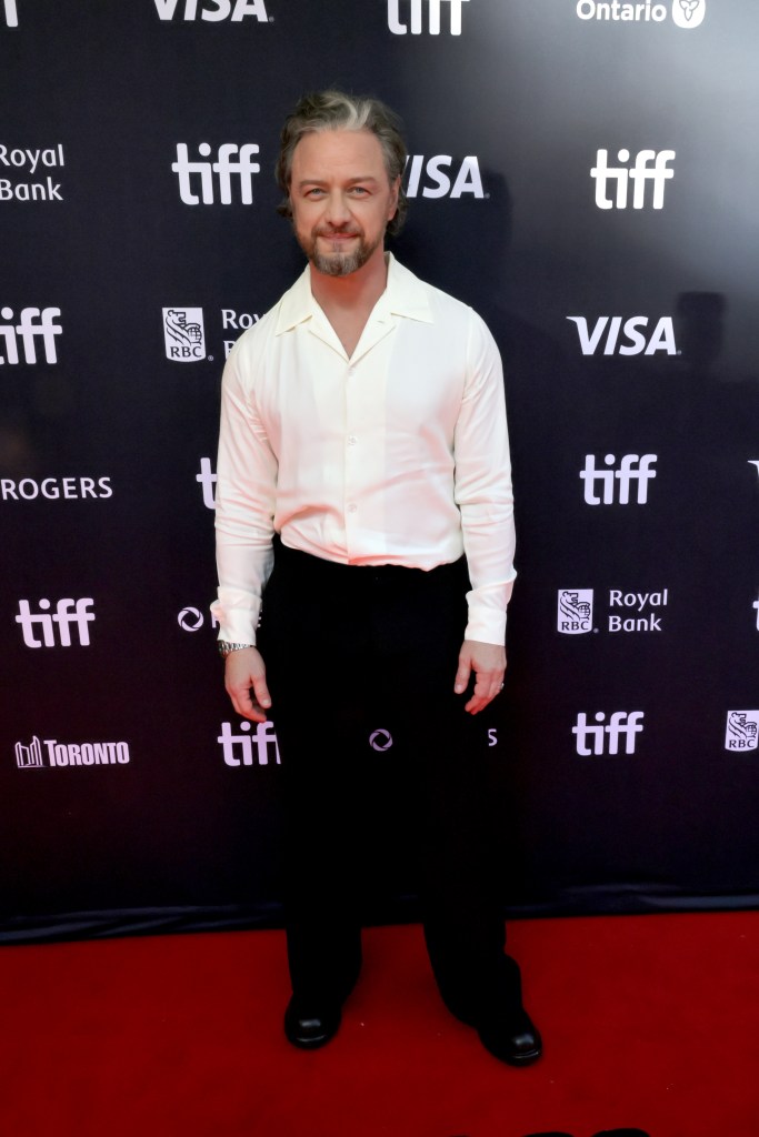 James McAvoy on the red carpet at the "Faith" premiere during the 2026 Toronto International Film Festival.