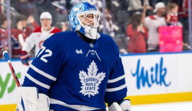 Bobrovsky ‘just going to keep working’ after preseason debut with Maple Leafs